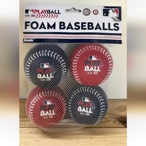Franklin Sports MLB Licensed Oversized Foam Baseballs,Super Soft & Easy To Catch